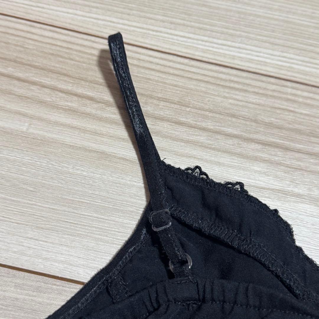 【希少】00s美品 axes femme ビッグ リボン キャミソール 黒 M