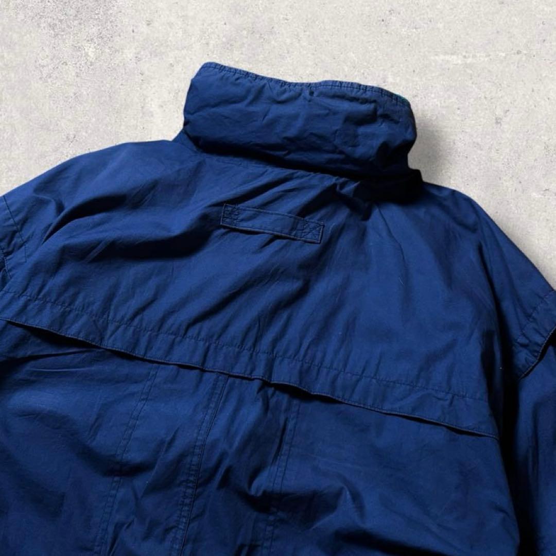 90s Disneyナイロンジャケット紺ネイビーミッキーマウス刺繍パッカブル古着