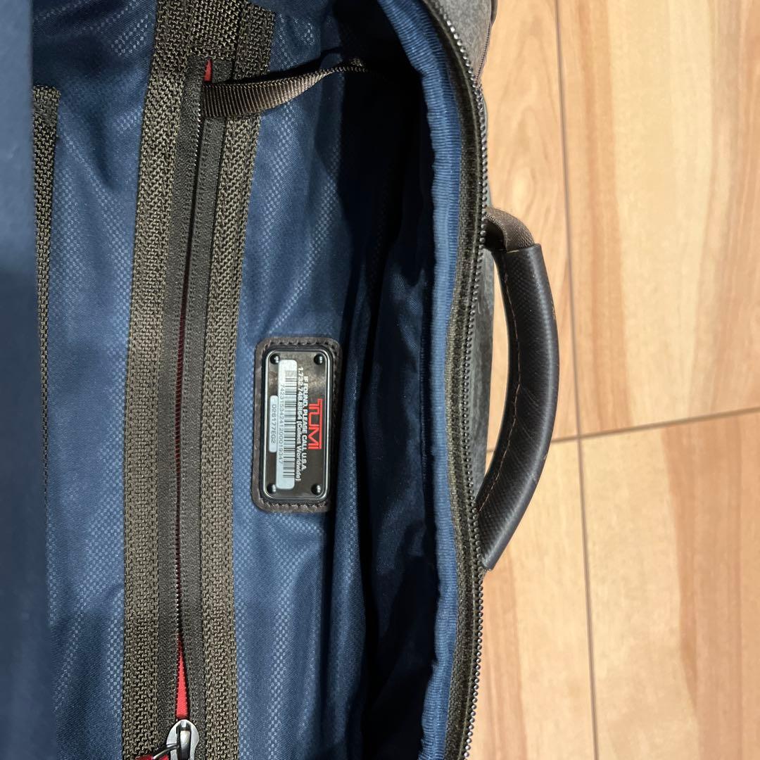 TUMI Alpha2 T-Pass バックパック アールグレー×ブラウン