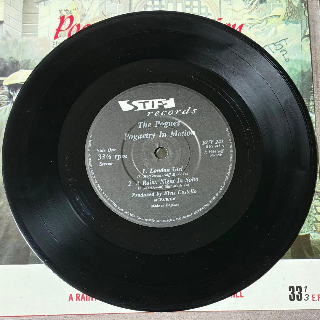 7EP 7インチ The Pogues Poguetry In Motion