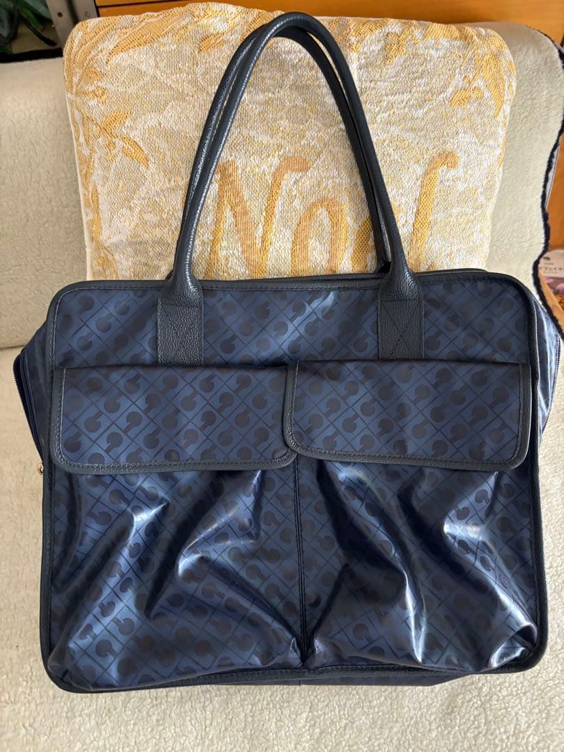 【雲外蒼天】ゲラルディーニ⭐︎ソフティトートバッグ紺色ネイビー