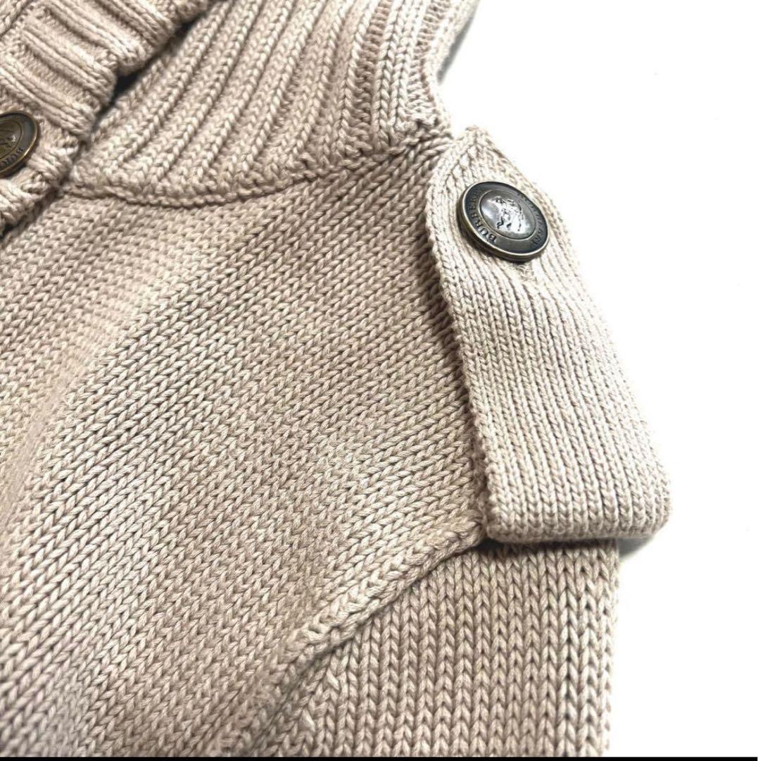【極美品】バーバリー BURBERRY ニットジャケット ベージュ 2