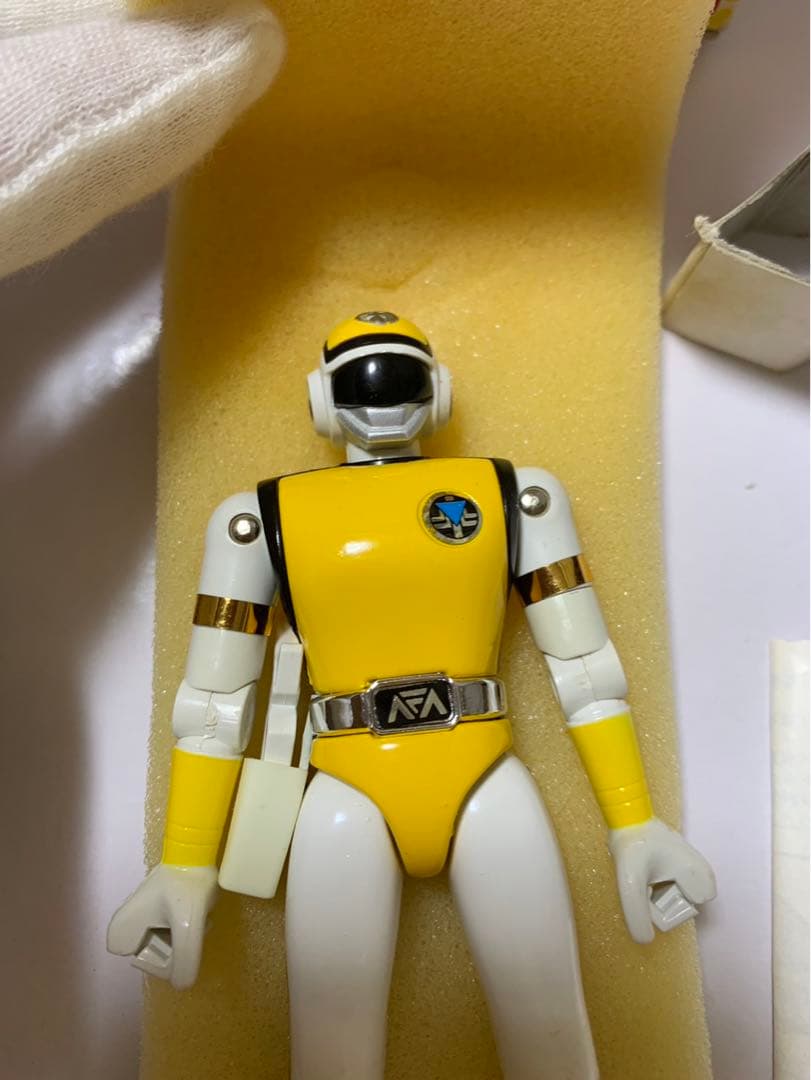 ⚠️デッドストック　超新星フラッシュマン　イエローフラッシュ　当時物　超合金