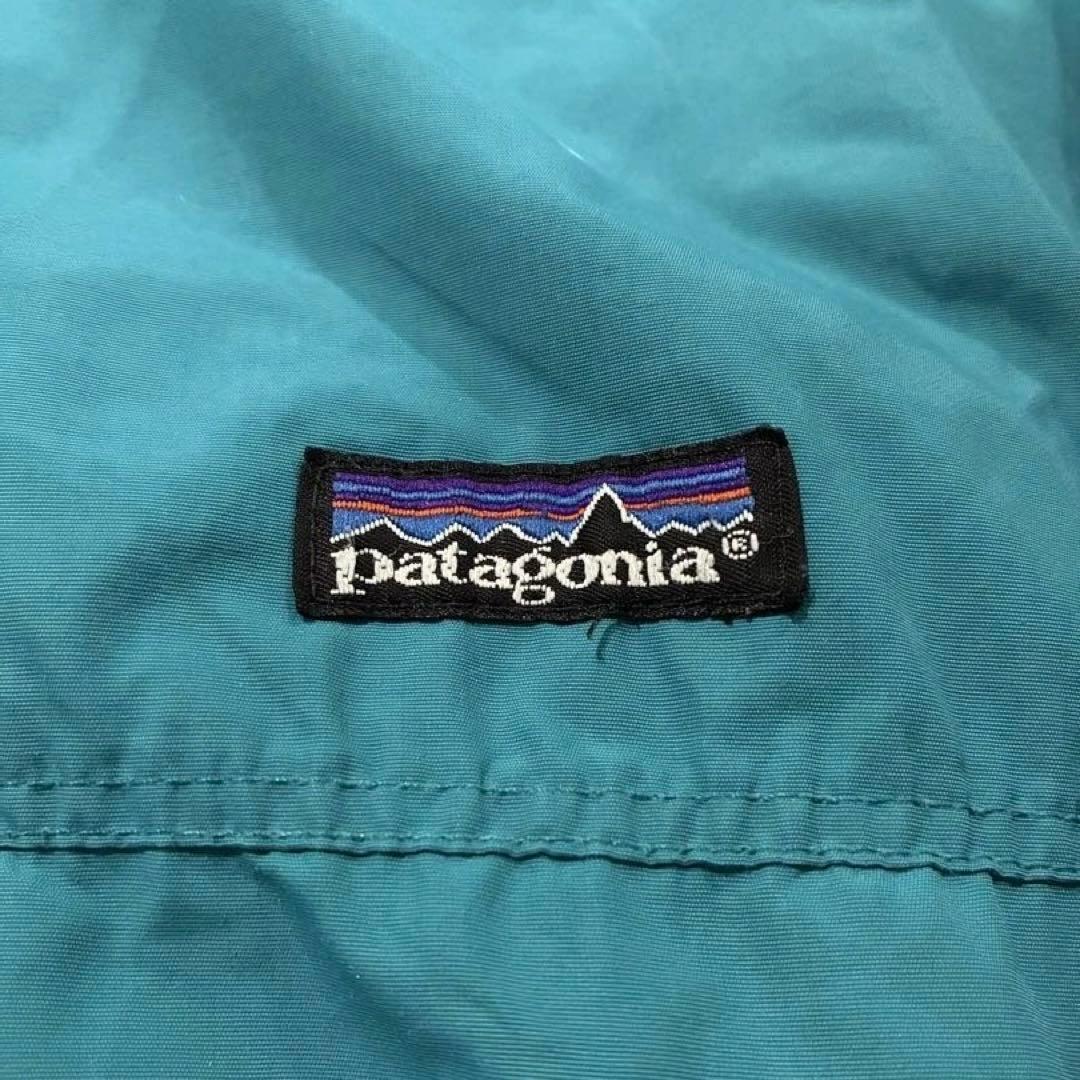 L 90s patagonia USA製　シェルドシンチラ　ターコイズ