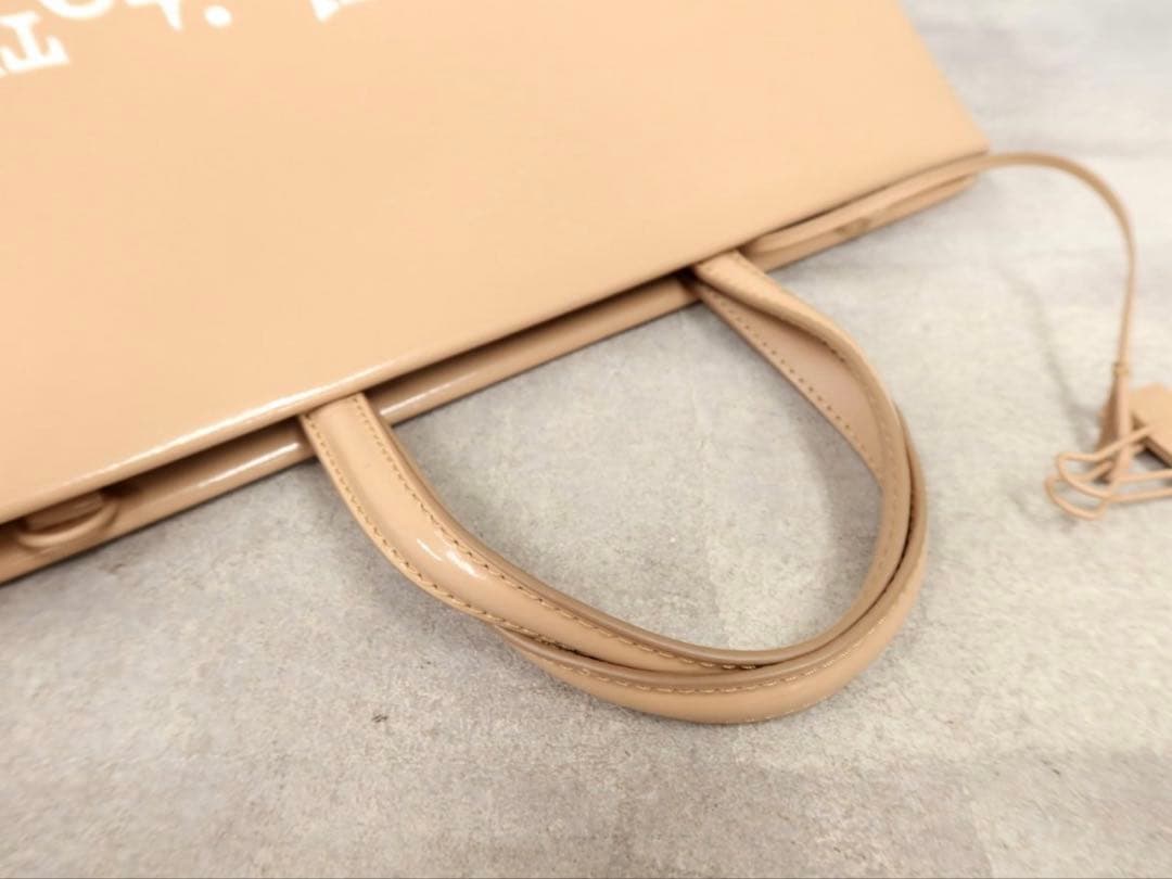 あ*ず様 超美品　希少　Off-White オフホワイト　エナメル 2wayトー