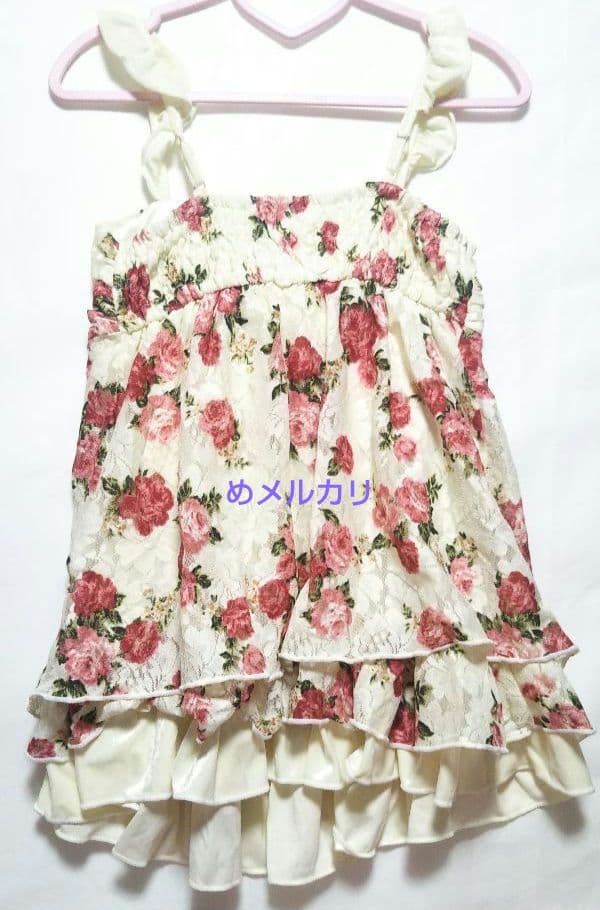 LIZ LISA リズリサ10周年 花柄 ビッグリボン キャミソール チュニック