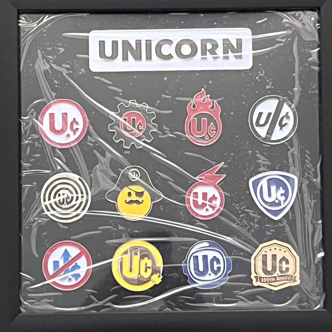ユニコーン 歴代ロゴ ピンバッジ