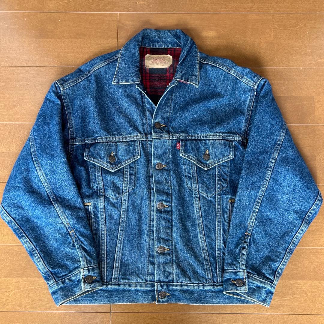 【希少】90s リーバイス70417-9316 ブランケット USA製 真紺