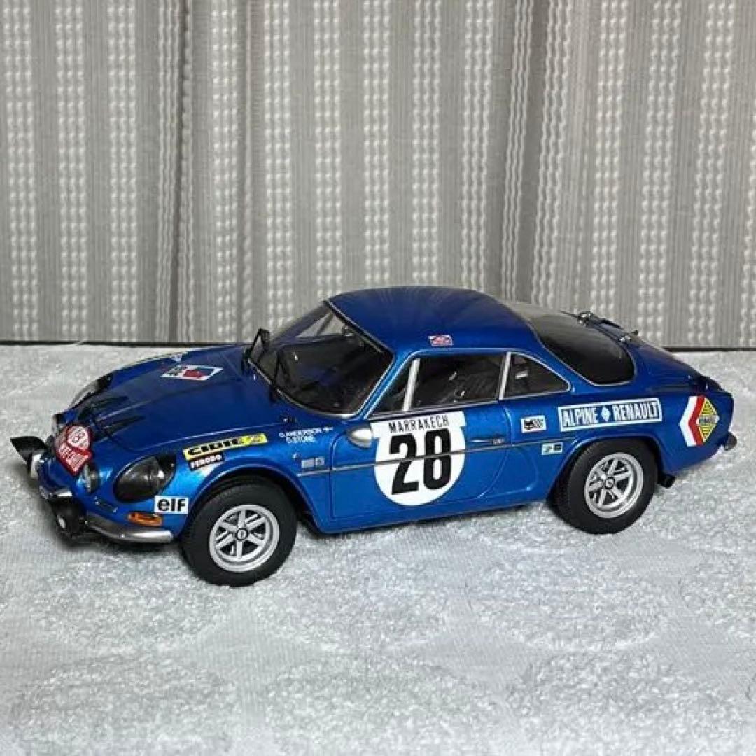 京商，1/18アルピーヌ A110 ミニカー モンテカルロラリー 28