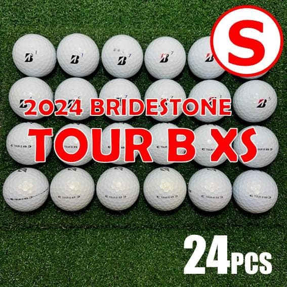 【S164】 ブリヂストンTOURBXS 白 24年 ロストボール 24球