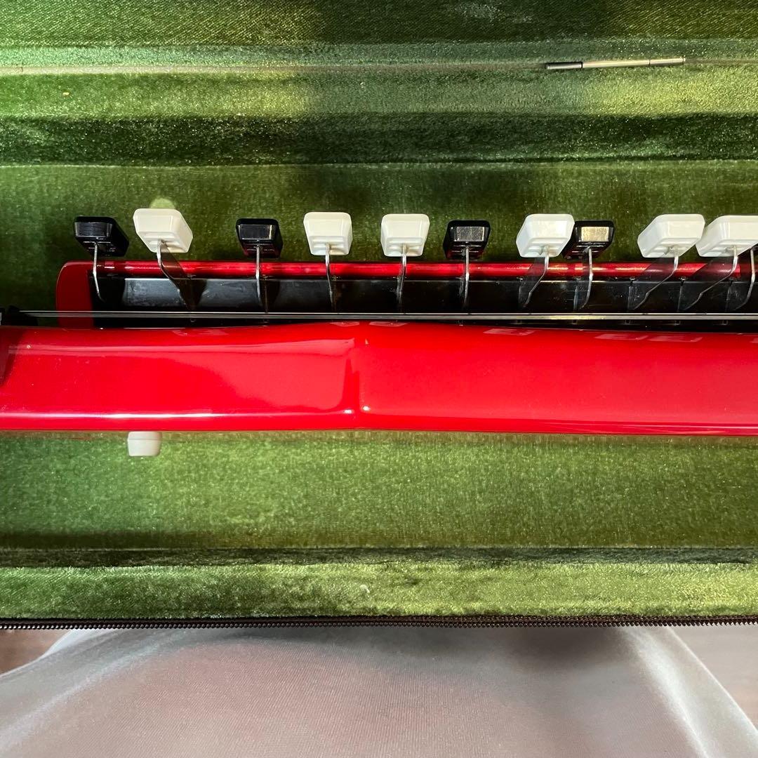 電気大正琴 SUZUKI こはく CHK-1 ソプラノ 赤 【美品】