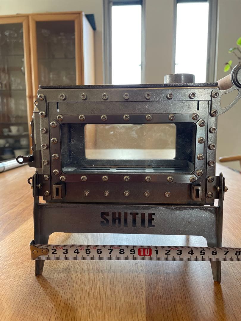 SHITIE 窓付き薪ストーブ ミニ薪ストーブ　マクアケMakuake新品未使用