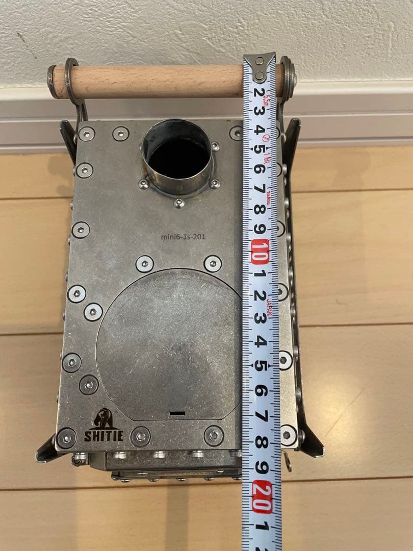 SHITIE 窓付き薪ストーブ ミニ薪ストーブ　マクアケMakuake新品未使用