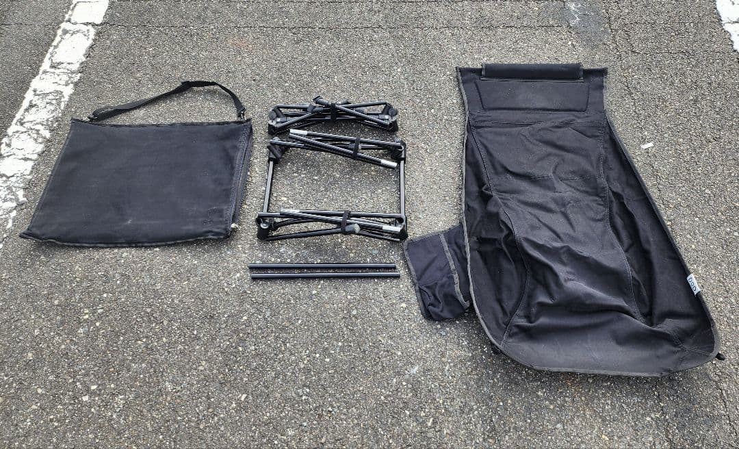 DOD ヤバイッス　ハイバックチェア　黒/ブラック 2セット