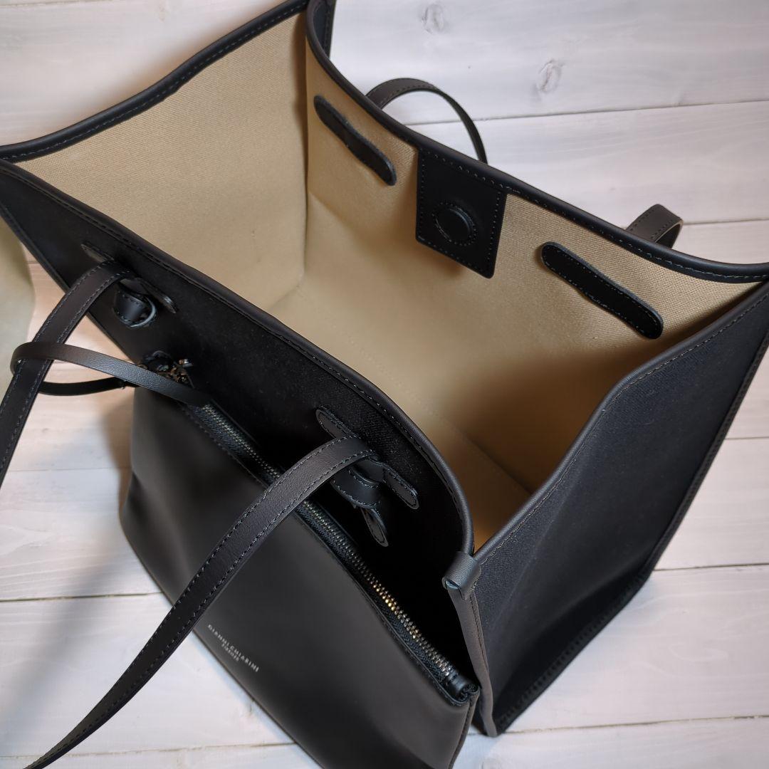 【極美品】ジャンニ キアリーニ マルッチェラ 黒 トートバッグ