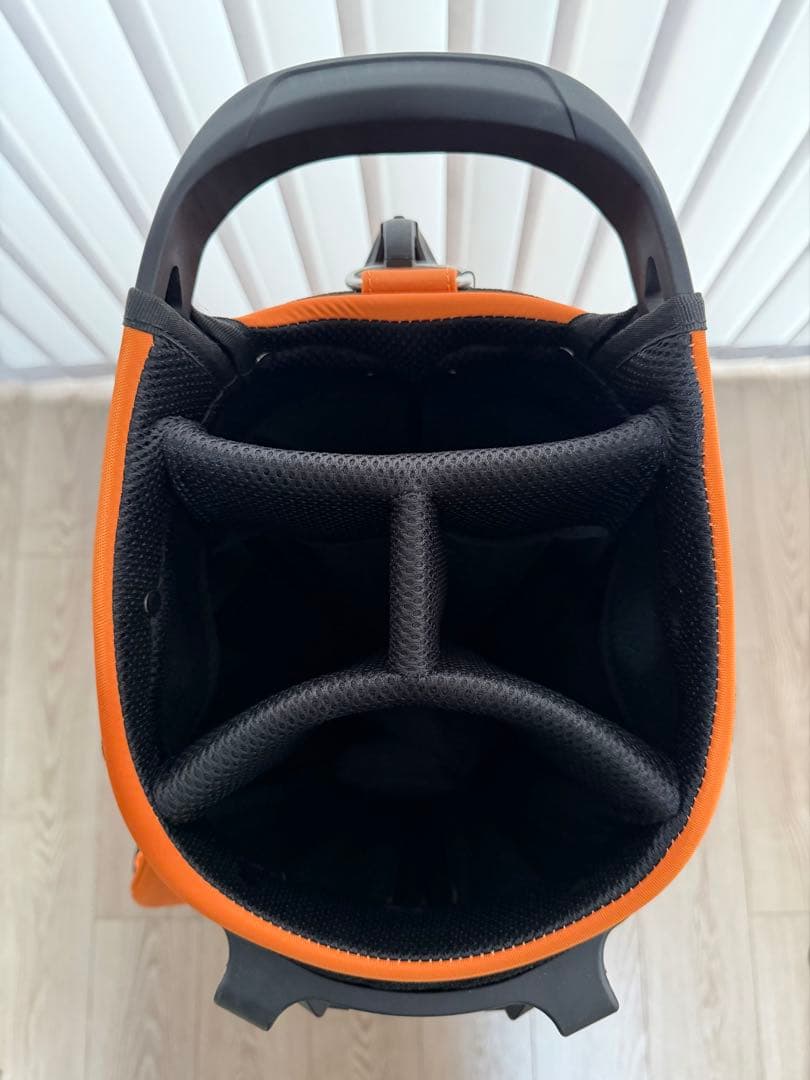 新品未使用　パトリック　キャディバッグ　PATRICK GOLF オレンジ