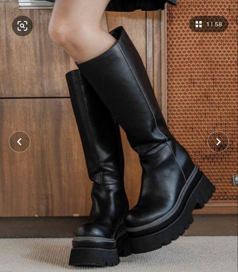 HARE ハイショクラインロングブーツ