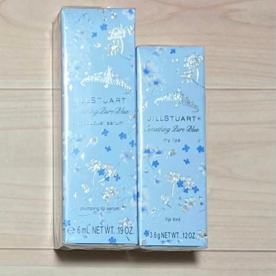 ジルスチュアート　サムシングピュアブルー リップセット 限定色