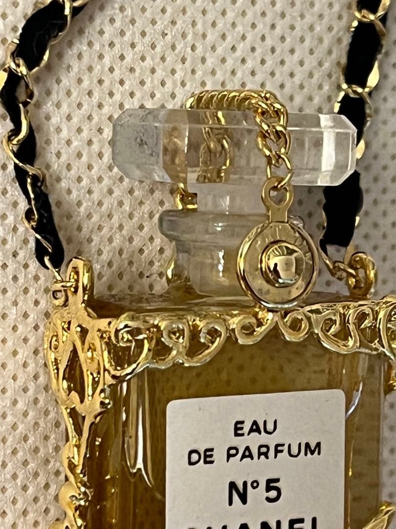 極美品 CHANEL N°5 香水 ネックレス ヴィンテージ ペンダント 稀少