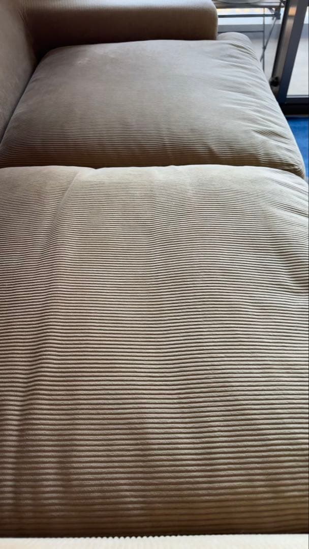 unico GREIG(グレイグ)　 カバーリングソファ 2.5シーター カーキ