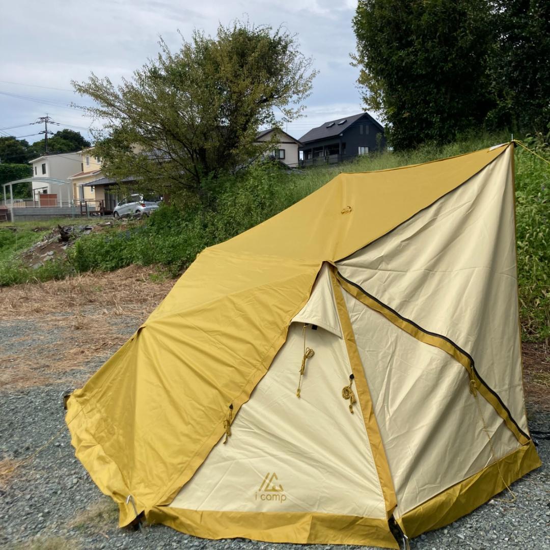 美品☆ アイキャンプ ラクバイン icamp rakubain ソロキャンプ