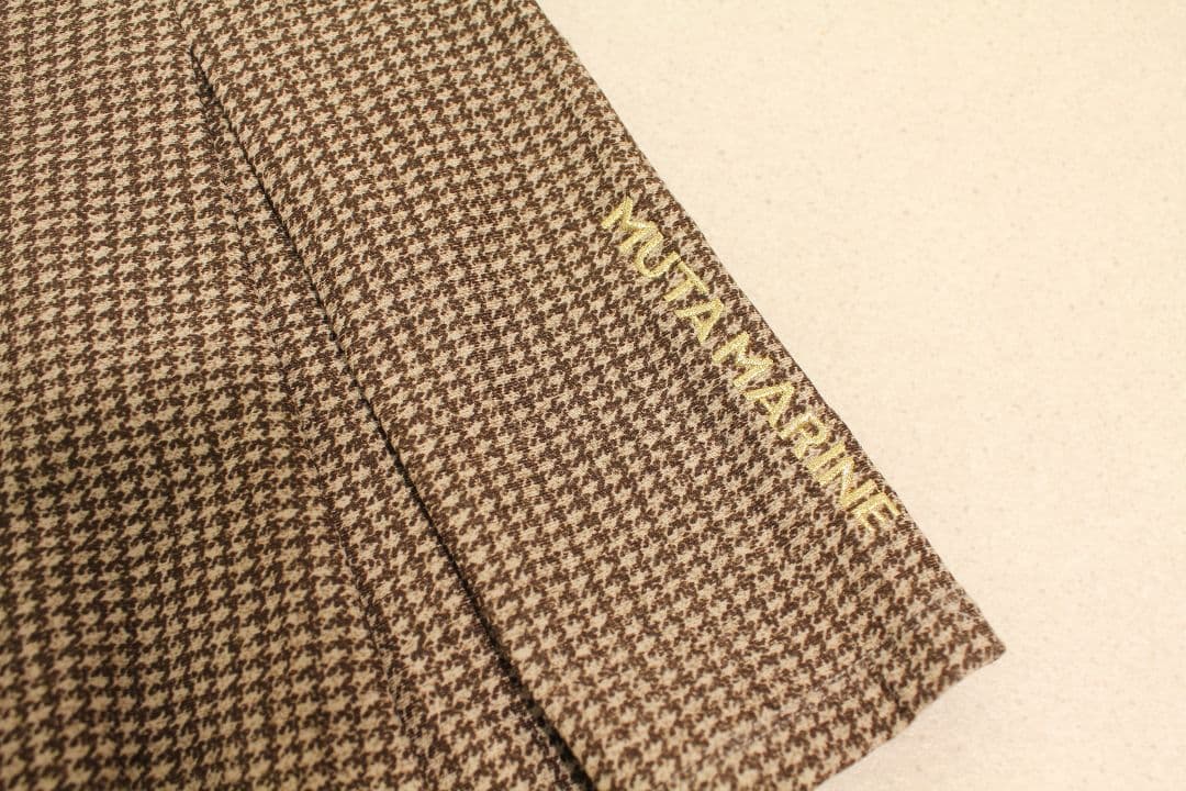 最終値下　muta MARINE 千鳥柄 プリーツスカート インナー付 ゴルフ