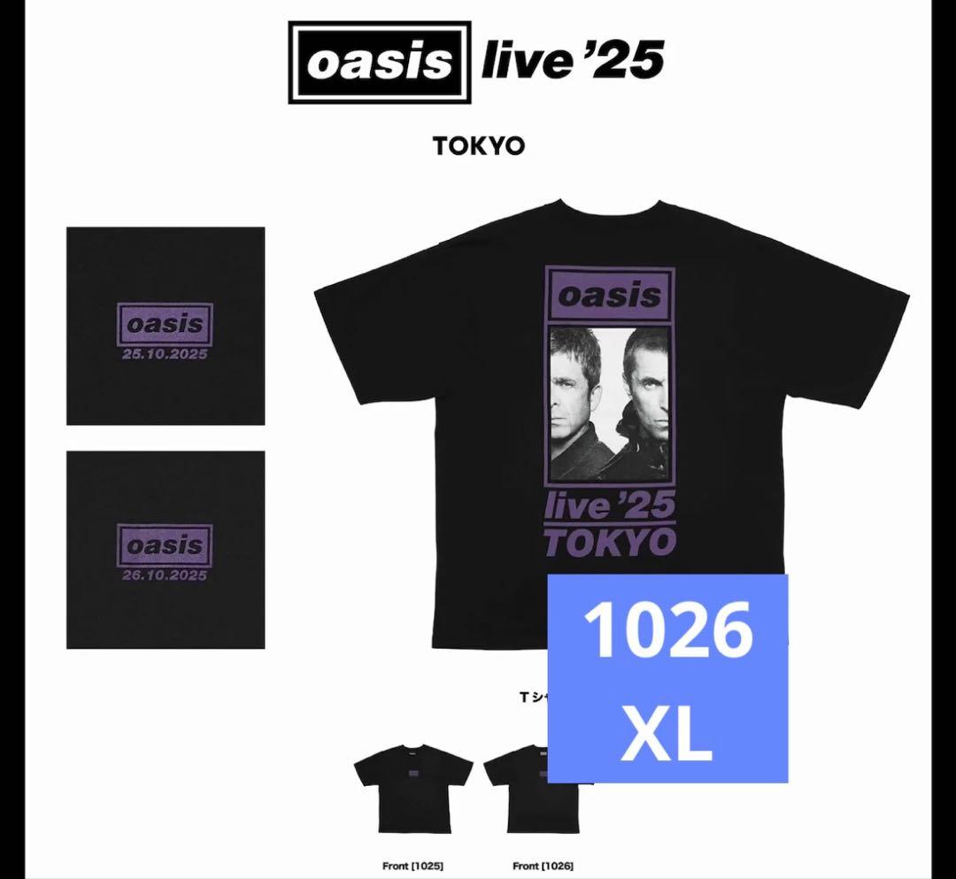 1026 OASIS TOKYO1026 Tシャツ　XLサイズ　グッズ