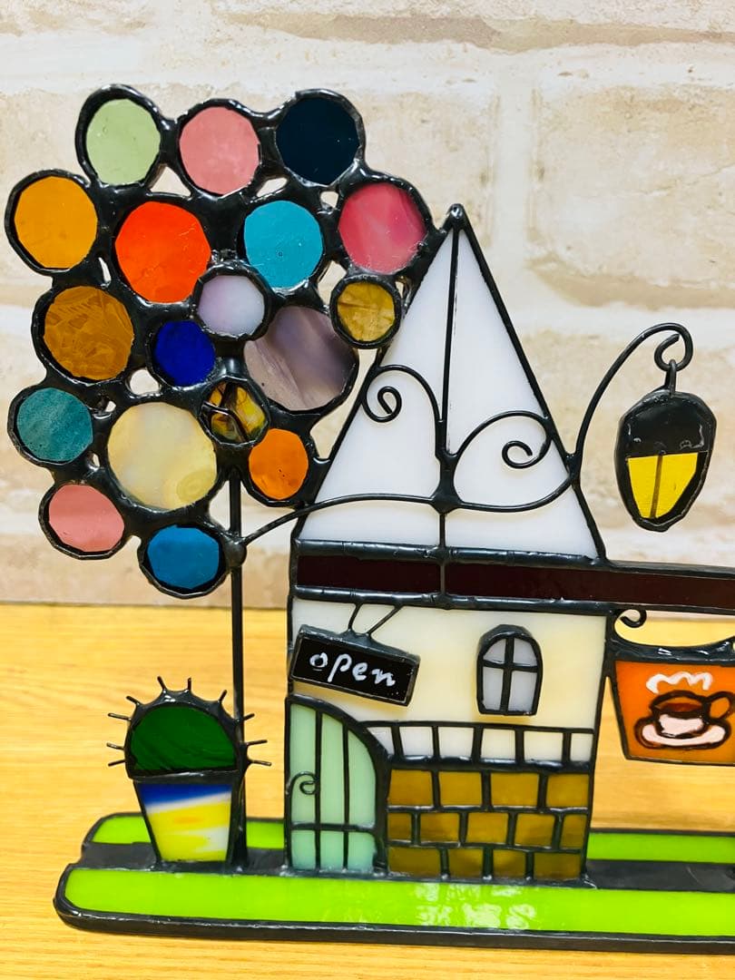 ステンドグラス　cafe4点