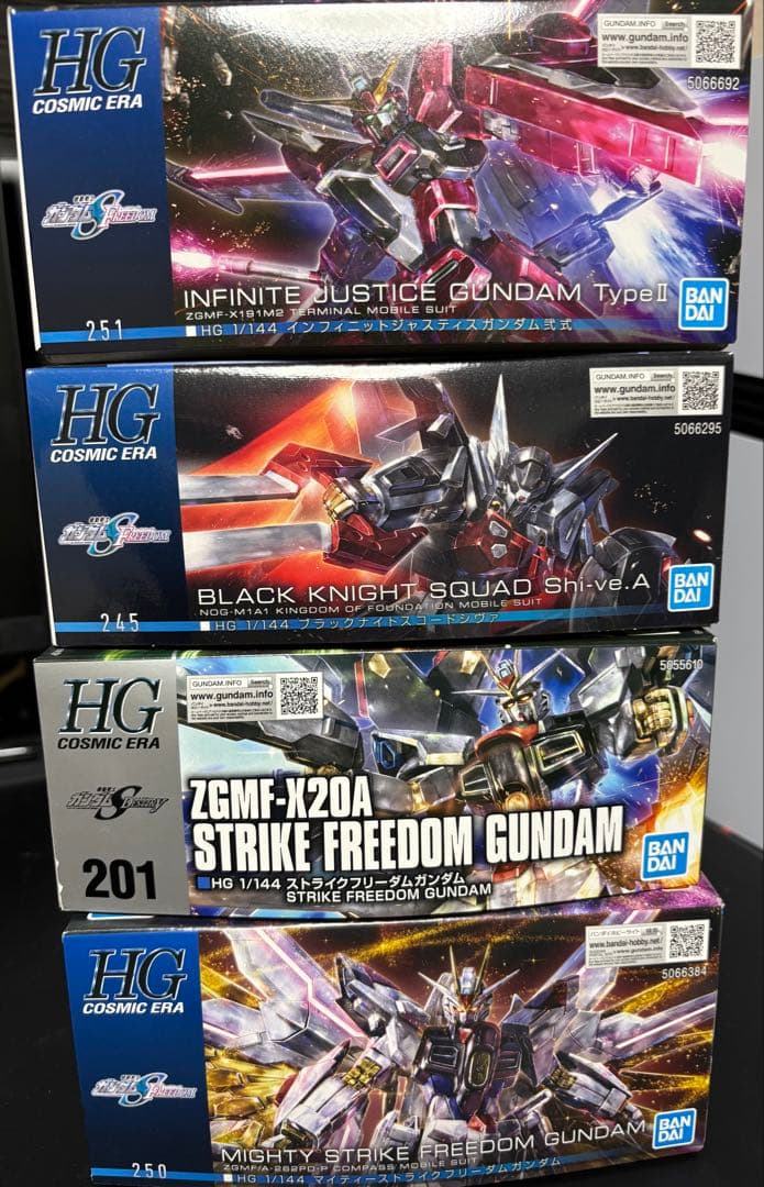 HG CE SEED FREEDOM ガンプラ セット 4種