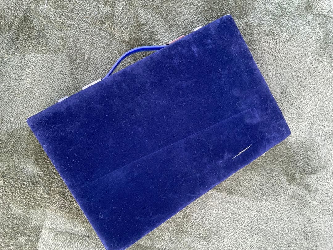 任天堂　役満ブルー　麻雀牌　牌綺麗　練り牌　青　ダイヤ牌