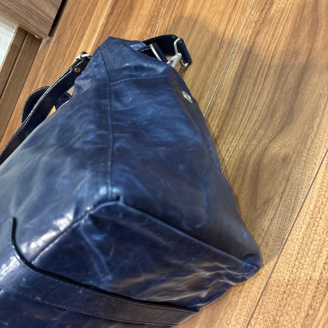 【美品☆大容量】creed クリード 2way ボストンバッグ レザー 本革製