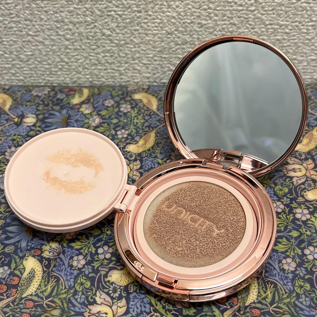 ユニシティ リアル フィット カバー クッション 01 ライトベージュ ファンデ