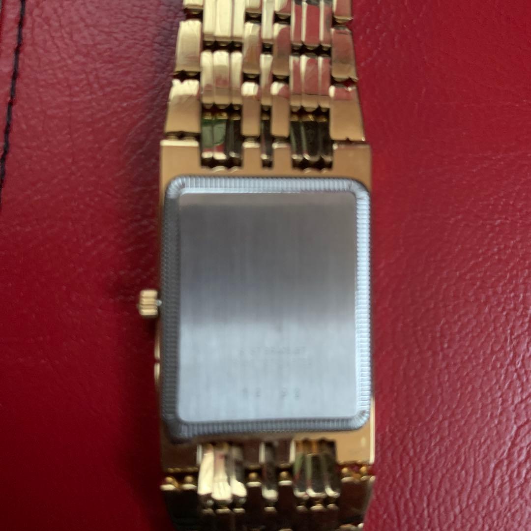 価格見直し　ロンジン　ダイヤ入りスクエア型QWR クォーツ