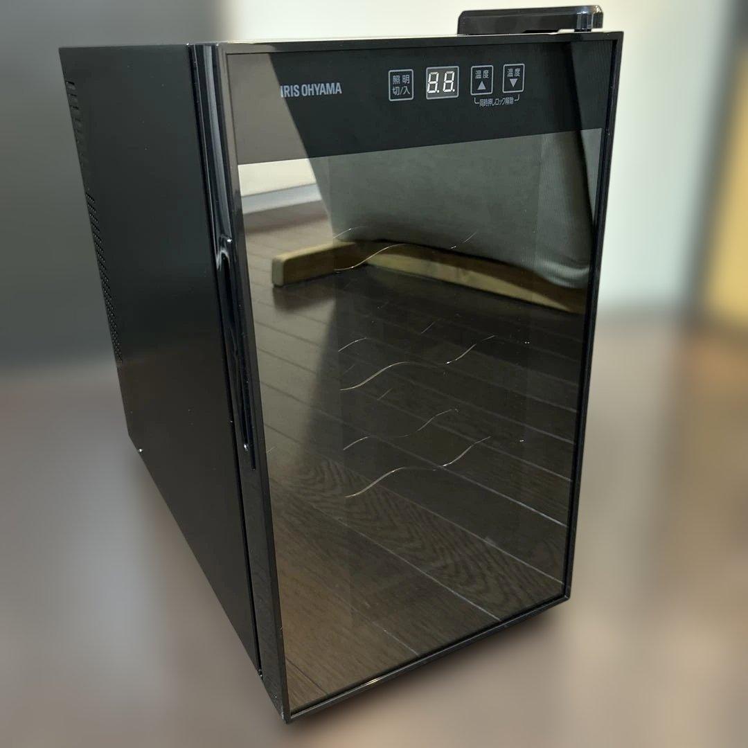 美品★アイリスオーヤマ ペルチェ式ワインセラー IWC-P081A 2023年製