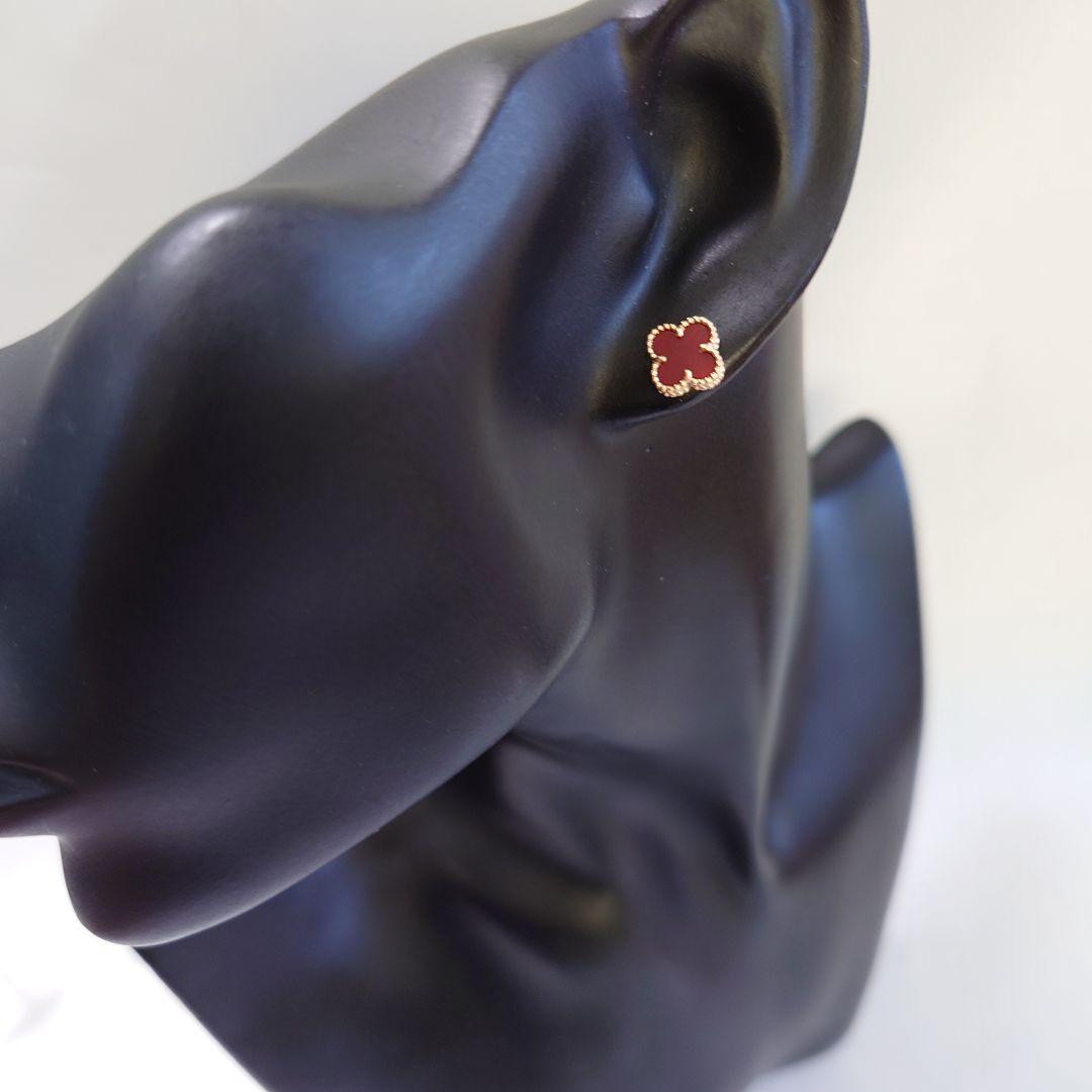 ヴァンクリーフ&アーペル スウィート アルハンブラ ピアス 片耳用 7200