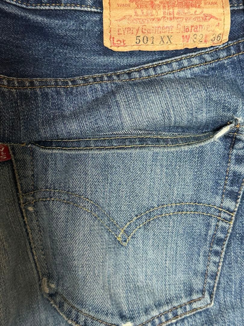 Levi’s 501XX 復刻 バレンシア工場 ボタン裏555 W32 L36