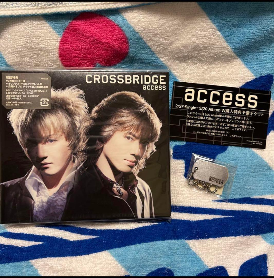 新品　初回予約特典付　access CROSSBRIDGE アルバム