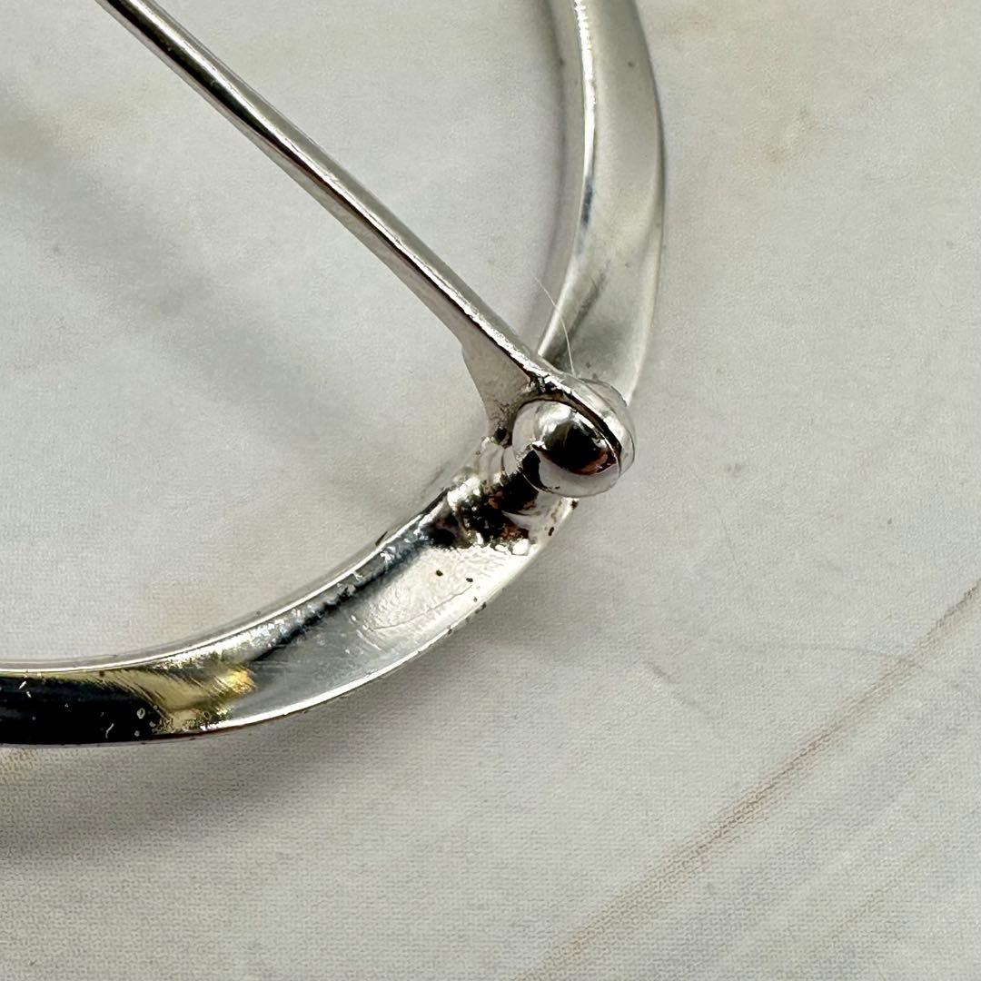 MIKIMOTO ミキモト ブローチ パール アコヤ真珠 サークル シルバー