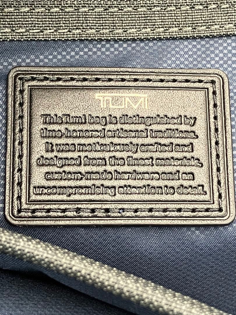 TUMI ALPHA 2 スリムデラックス ブリーフケース キャンバス グレー