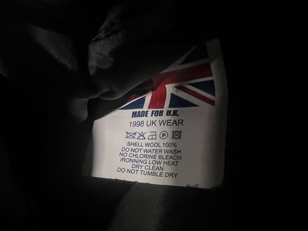 1998年製 Barbour MADE FOR U.K レザー切替ダウンベスト
