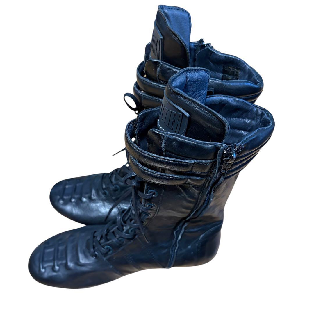 jeanpaul gaultier ジャンポールゴルチェ ロングブーツ レザー