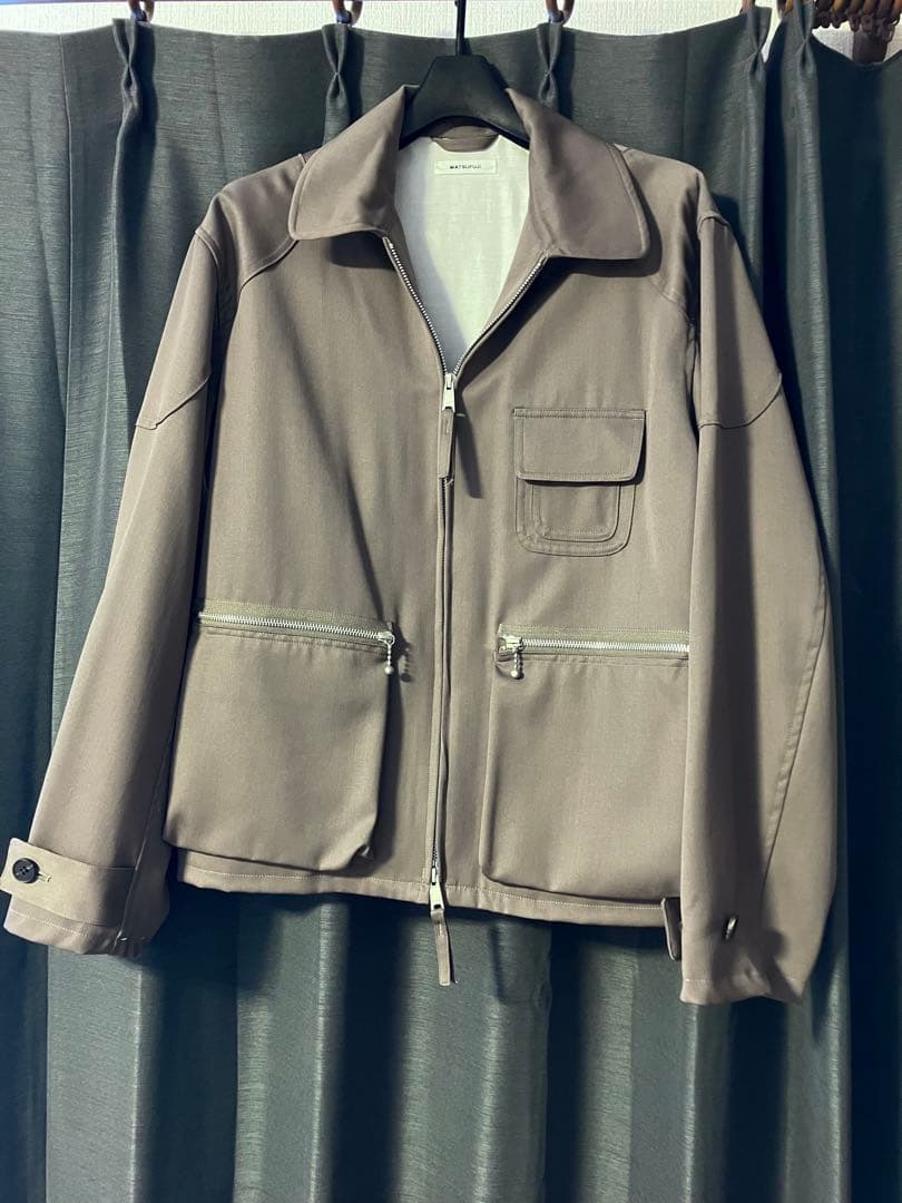 【MATSUFUJI】Wool Cargo Pocket Work Jacket