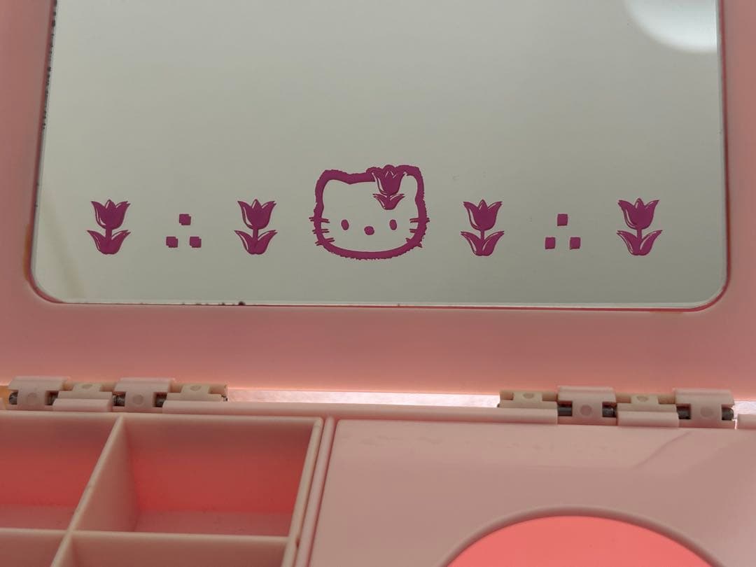 激レア 当時物 1999年 平成レトロ ハローキティ 鏡台 収納ボックス