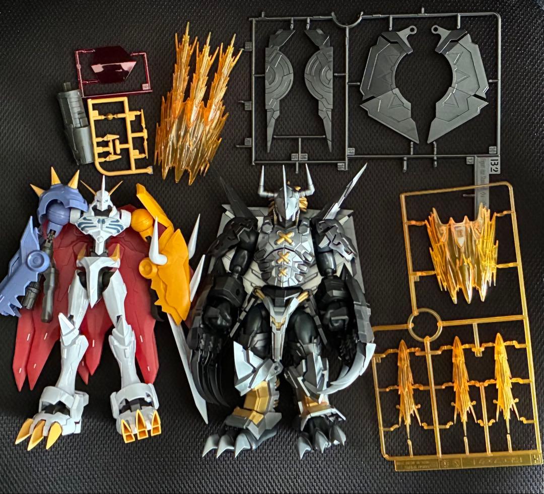 フィギュアライズ　アンプリファイド　オメガモン　ブラックウォーグレイモン　セット