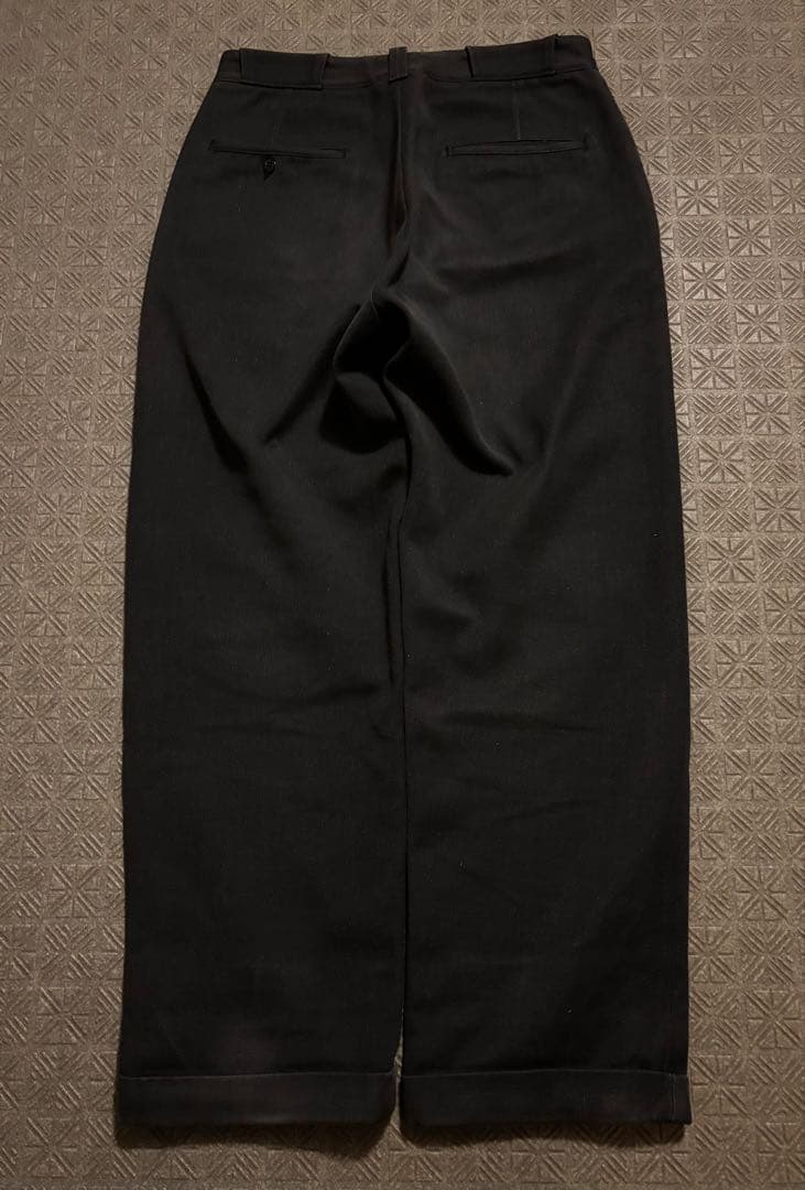 50s 60s ウィップコード 墨黒 オールコットン ブラック 菱形 希少美品