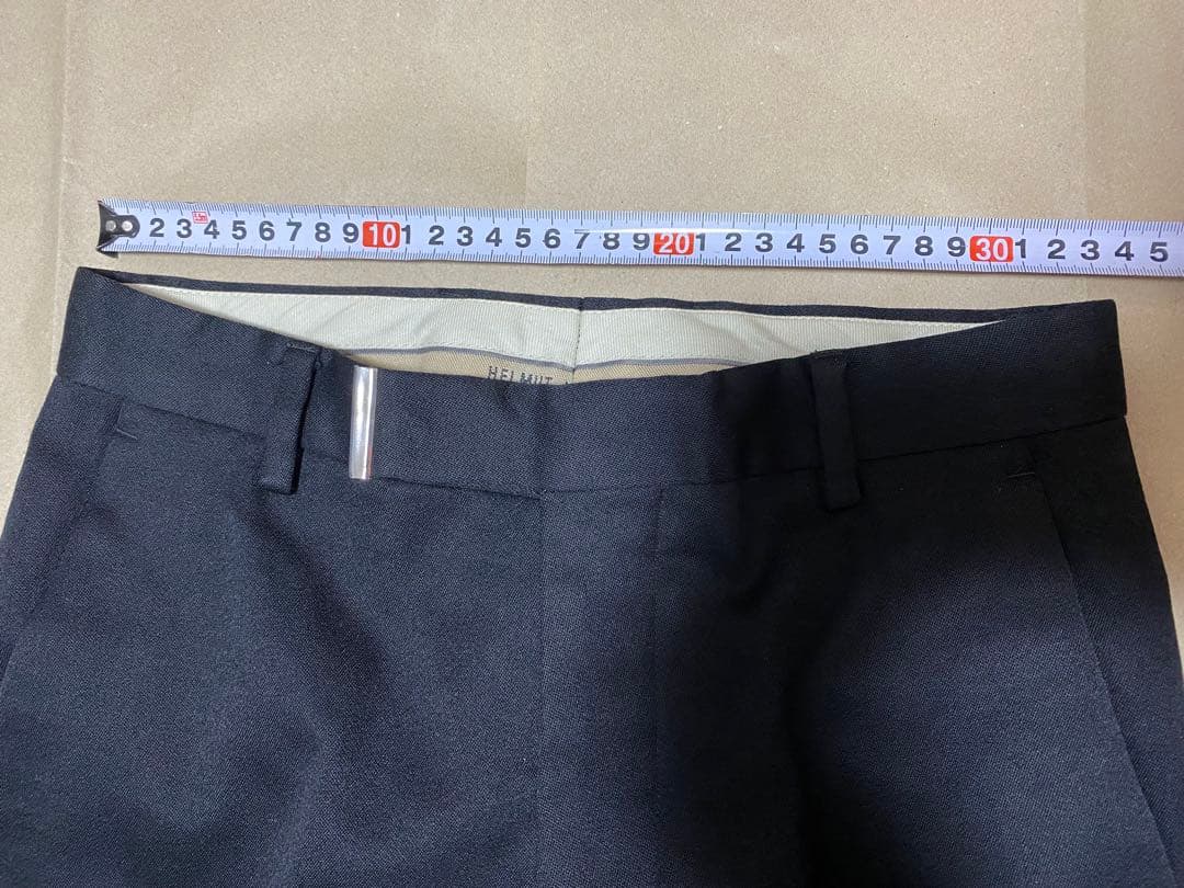 ヘルムートラング　本人期　黒スラックス　 サイズ44 アーカイブ
