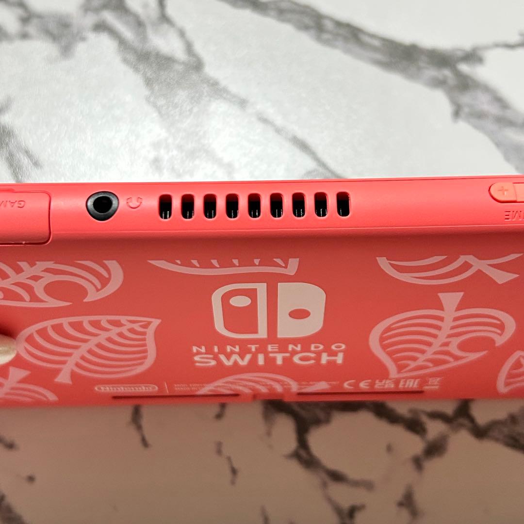 バ*ム様 Nintendo Switch Lite コーラルピンク しずえアロハ