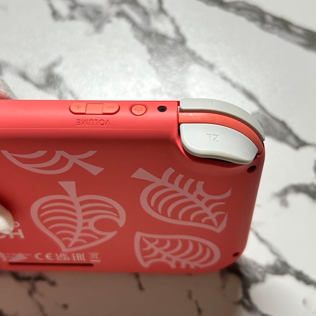 バ*ム様 Nintendo Switch Lite コーラルピンク しずえアロハ