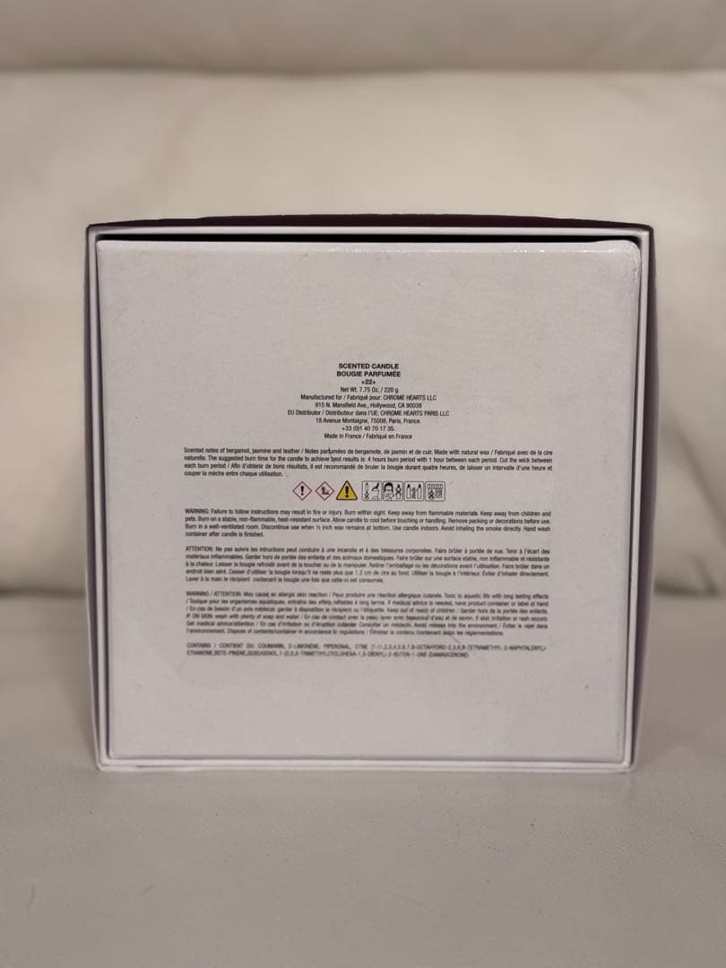 chromehearts☆クリスタルアロマキャンドル☆蝋燭ろうそく☆