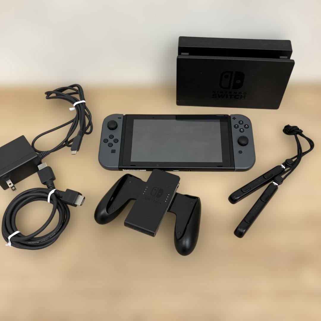 ① Nintendo Switch 本体 HAC-001(-01) グレー